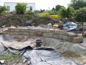 Gartenmauern Baubetrieb Kiltsch - Teichumrandung